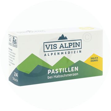 Vis Alpin Alpensalzpastillen Honig 24 Stk.