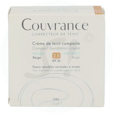 Avène Couvrance Creme Make-up 10g Matt Beige 2.5