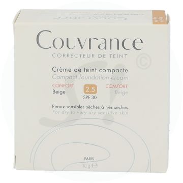 Avène Couvrance Creme Make-up 10g Reichhaltig Beige 2.5