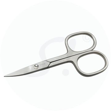 Nagelschere gebogen vernickelt 9 cm