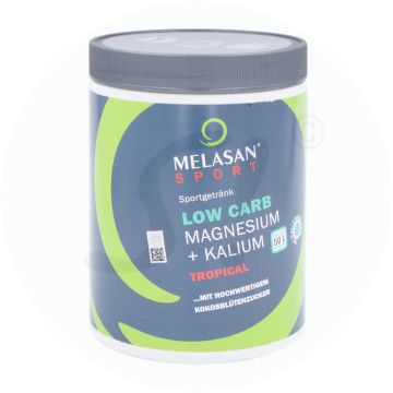 Melasan Sport LOW CARB Magnesium  Kalium Tropical 720 g