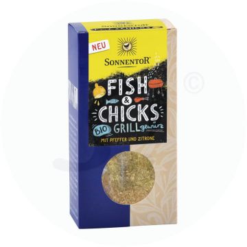 Sonnentor Fish & Chicks Grillgewürz Packung 55 g  BIO