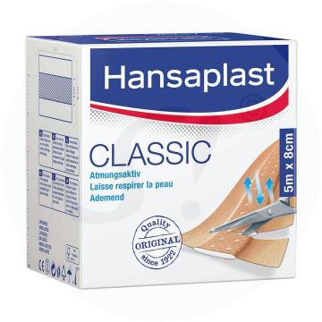 Hansaplast Classic Pflaster 5 m x 8 cm 1 Stk. (Rezeptfrei)