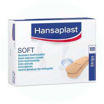Hansaplast Soft Strips Pflaster 1,9 cm x 7,2 cm 100 Stk.