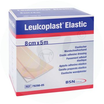 Leukoplast Elastic Rolle 8 cm X 5 m