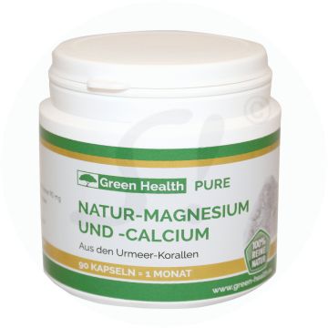 Green Health Natur-Magnesium und -Calcium Kapseln 90 Stk. (Rezeptfrei)