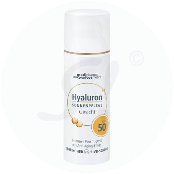 Hyaluron Sonnenpflege Gesicht Getönt LSF 50+ 50 ml