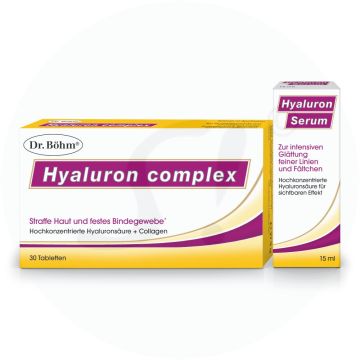 Dr. Böhm Hyaluron complex Tabletten + Hyaluron Serum 1 Pkg.
