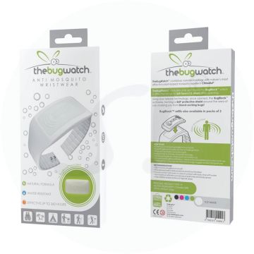 The Bug Watch Anti-Mosquito Armband Weiß 1 Stk.