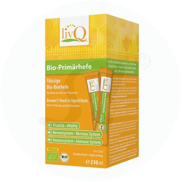 LivQ flüssige Bio-Bier-Hefe Pur 14 Stk.