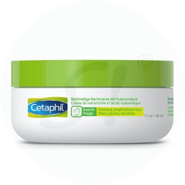 Cetaphil Reichhaltige Nachtcreme mit Hyaluronsäure 48 ml