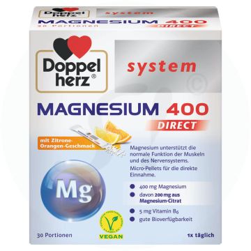 Doppelherz system Magnesium 400 Direct 30 Stk.