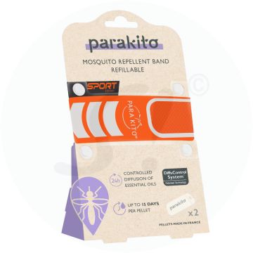 Para'Kito Mückenschutz Armband für Erwachsene "Sport"