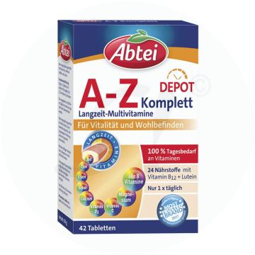 Abtei A-Z Depot Komplett Tabletten 42 Stk.