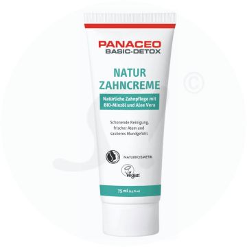 PANACEO Basic-Detox Natur Zahncreme 75 ml