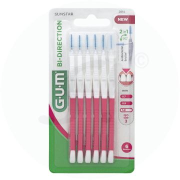 Gum Bi-Direction Interdentalbürsten 6 Stk. 