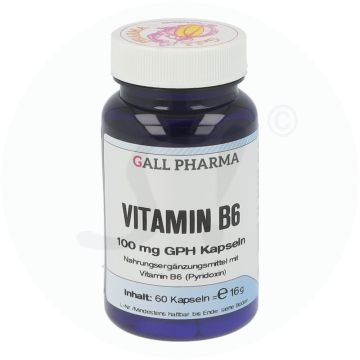 Gall Pharma Vitamin B6 100 mg Kapseln 60 Stk.