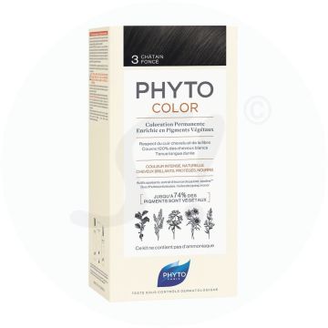 Phyto Color 3 Dunkelbraun 1 Stk.