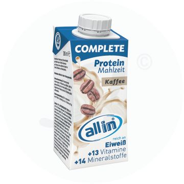 allin COMPLETE Protein Kaffee, 200 ml