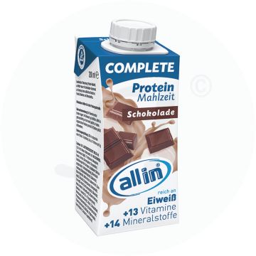allin COMPLETE Protein Schokolade, 200 ml