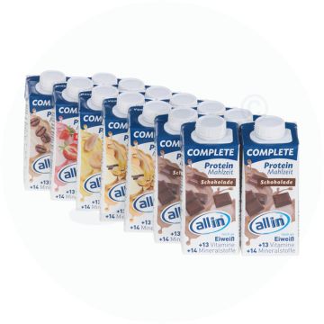 allin 5er MIX COMPLETE Protein Mahlzeit (14 x 200 ml)