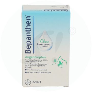 Bepanthen Augentropfen 2 x 10 ml