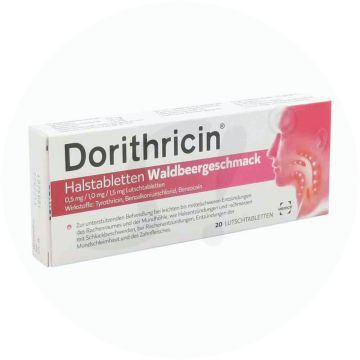 Dorithricin Halstabletten Waldbeere 20 Stk.
