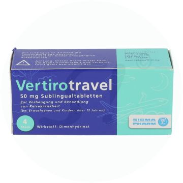 Vertirotravel 50 mg Sublingualtabletten 4 Stk.