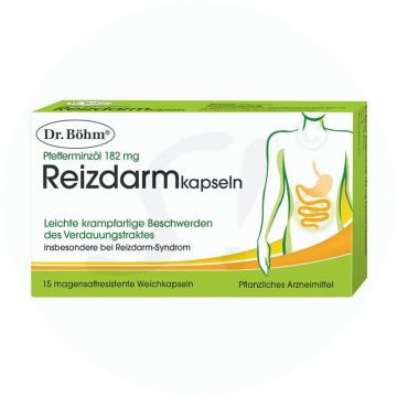 Dr. Böhm Pfefferminzöl 182 mg Reizdarmkapseln