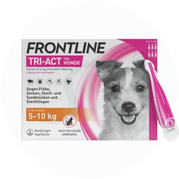 Frontline Tri-Act für Hunde 5-10kg