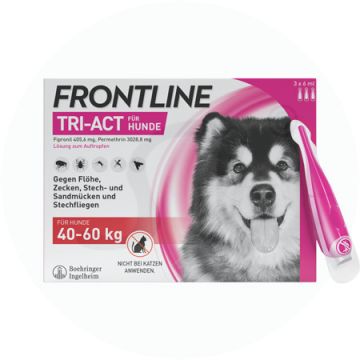 Frontline Tri-Act für Hunde 40-60kg 3 Stk.
