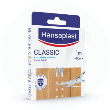 Hansaplast Classic 1 Stk. 1 m x 8 cm