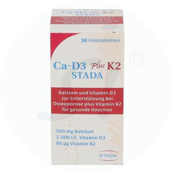 Ca-D3 plus K2 STADA Filmtabletten 30 Stk. 