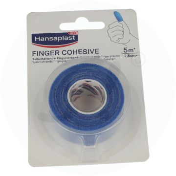 Hansaplast selbsthaftender Fingerverband 2,5 cm x 5 m blau 1 Stk.