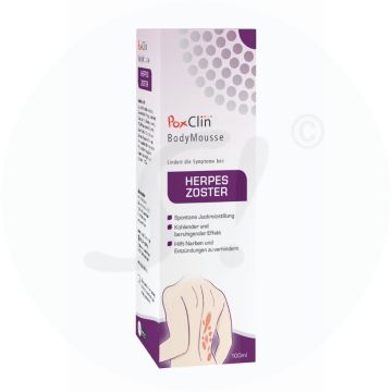 PoxClin BodyMousse Herpes Zoster 100 ml (Rezeptfrei)