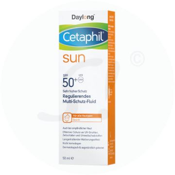 Cetaphil Sun Daylong Regulierendes Multi-Schutz-Fluid Gesicht SPF 50+ 50 ml