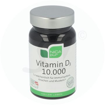 Nicapur Vitamin D3 10.000 Kapseln 60 Stk.