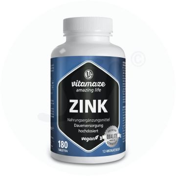 Zink 25 mg Tabletten 180 Stk.