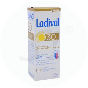 Lavidal Anti-Age & Anti-Pigmentflecken Sonnenschutz Creme 50 ML LSF 30 