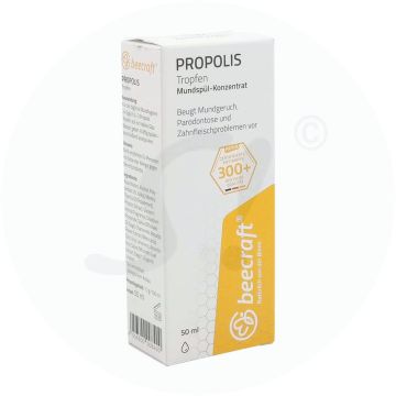 beecraft Propolis Tropfen Mundspül-Konzentrat 50 ml