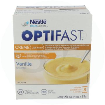 Optifast Creme Vanille 8 x 55 g 1 Pk.