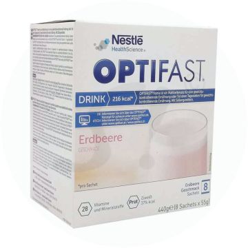 Optifast Drink Erdbeer 8 x 55 g 1 Pk.