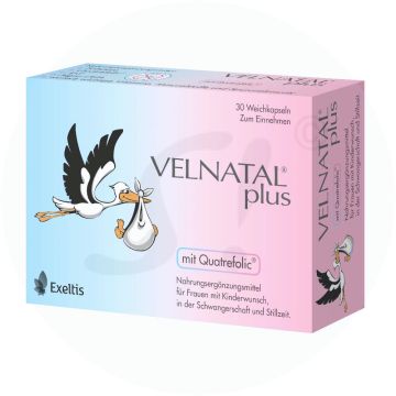 Velnatal Plus Weichkapseln mit Quatrefolic