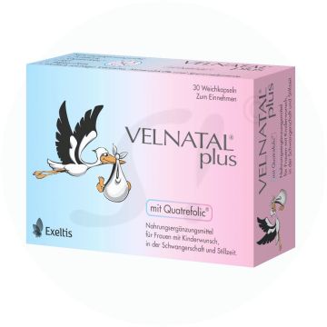 Velnatal Plus Weichkapseln mit Quatrefolic 90 Stk.