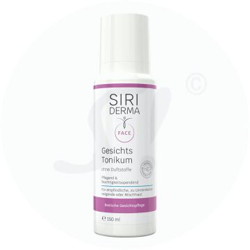 Siriderma Basisches Gesichtstonikum ohne Duftstoffe 150 ml