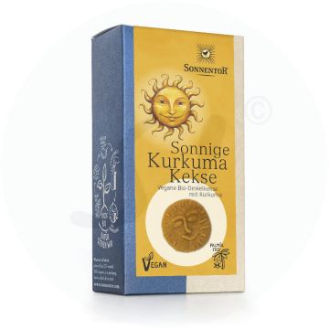 Sonnentor Sonnige Kurkuma Kekse Packung 125 g BIO