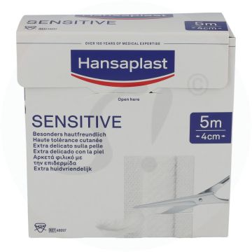 Hansaplast Sensitive Großpackung 5m x 4cm 1 Stk.