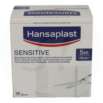 Hansaplast Sensitive 5 m x 8 cm 1 Pk.