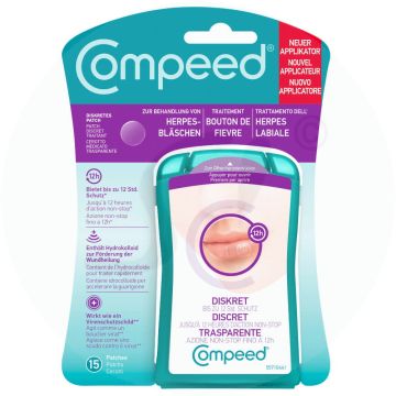 Compeed Herpesbläschen Patch mit Applikator 15 Stk.