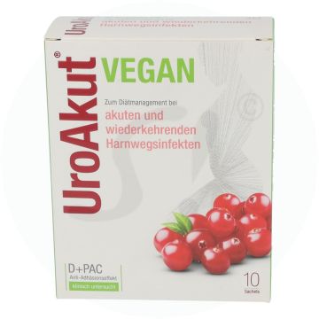 UroAkut D-Mannose plus Cranberry Granulat Vegan Beutel 10 Stk.